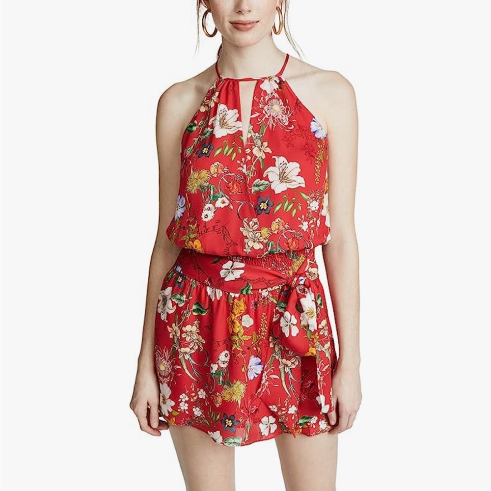 Beautiful Parker Silk Floral Dress